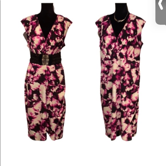 PLANET Midi Dress w/ ruching!!! - Picture 10 of 12